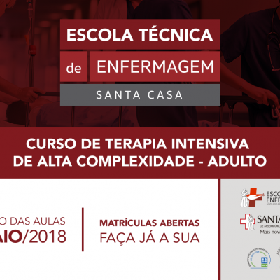 Inscrições abertas: curso de terapia intensiva de alta complexidade - adulto (05/04/2018 15:53:03)