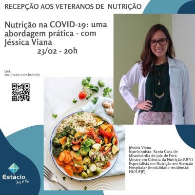 Nutricionista da Santa Casa JF dá palestra na faculdade Estácio (23/02/2021 15:00:01)